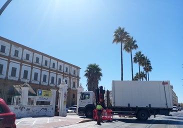 Entran las casetas de obras en Valcárcel: «Ya está todo preparado»