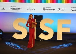 María Castro se emociona con el Premio de Honor en el South Series Festival