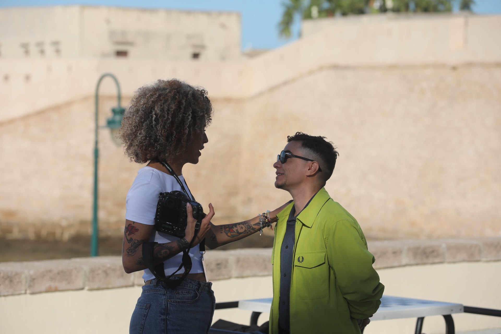 José Luis Moreno y Fernando Trueba, protagonistas del posado caletero este sábado