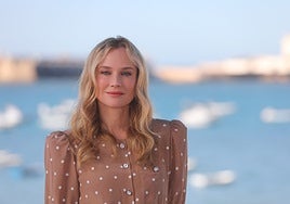 Diane Kruger se rinde a los encantos de Cádiz: «La ciudad es maravillosa, me ha dado tiempo cenar cerca del hotel»
