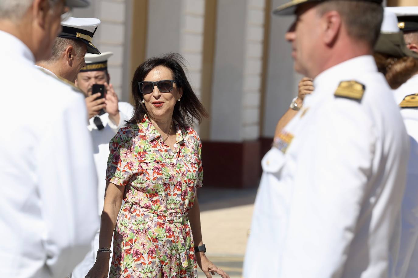 Fotos: Margarita Robles inaugura el curso académico en la Escuela de Suboficiales de la Armada en San Fernando