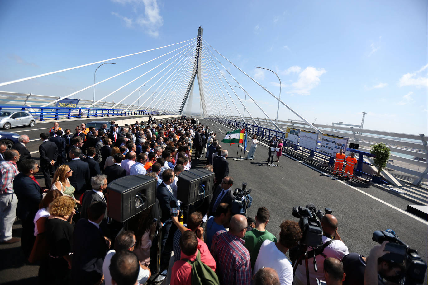 Fotos: Las imágenes de la inauguración del puente de la Constitución de Cádiz