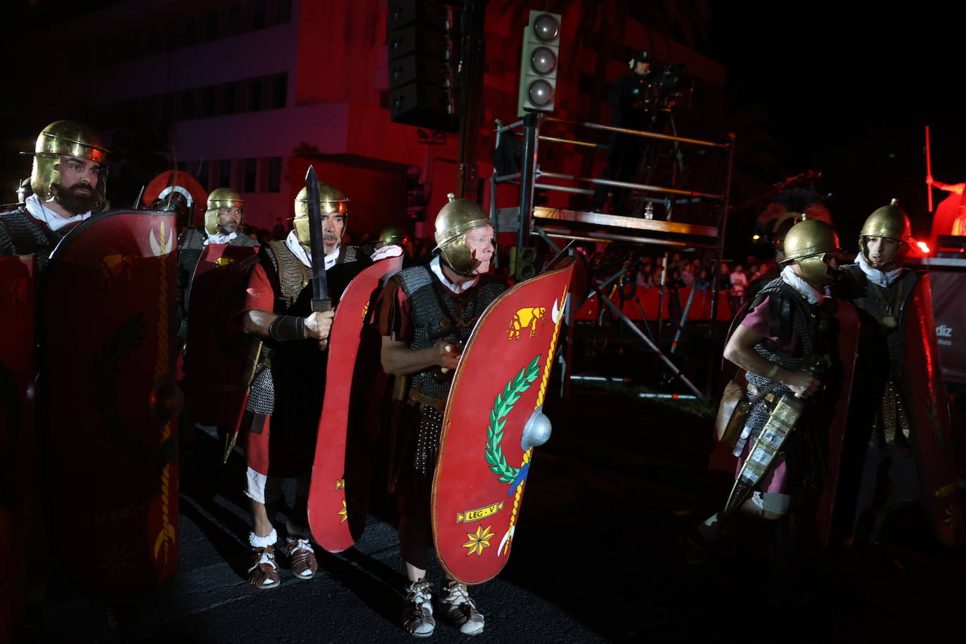 Las imágenes del espectáculo de &#039;Foedus, Gaditanorum&#039; en Cádiz