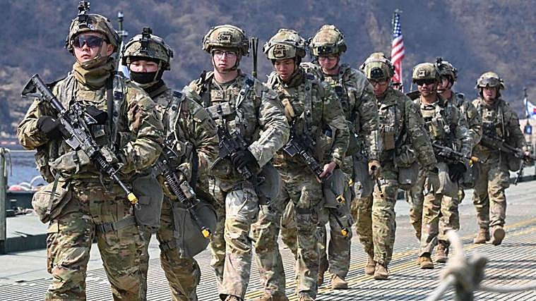 Imagen de archivo de soldados estadounidenses