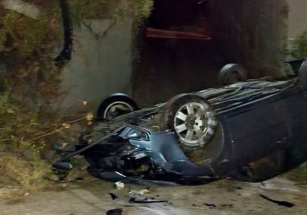 Hasta tres accidentes en pocas horas en una peligrosa carretera de la Sierra de Cádiz