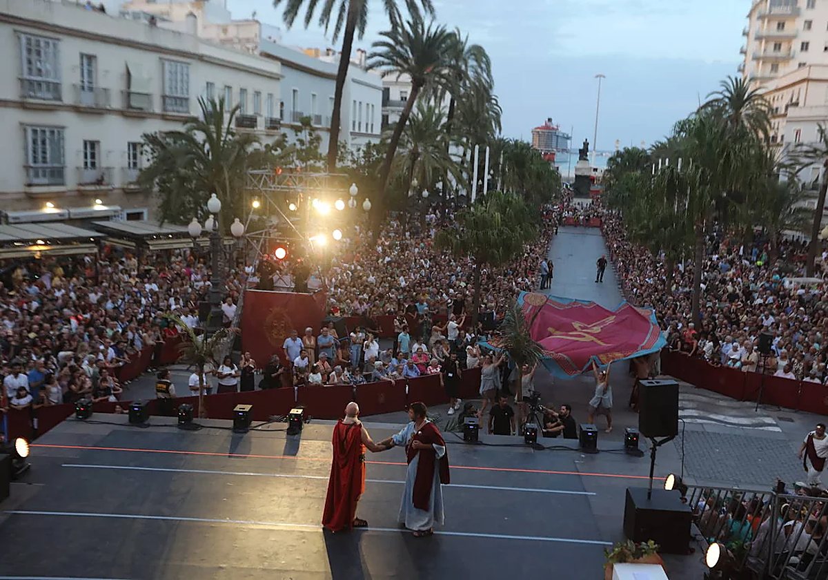 Primer espectáculo de Cádiz Romana