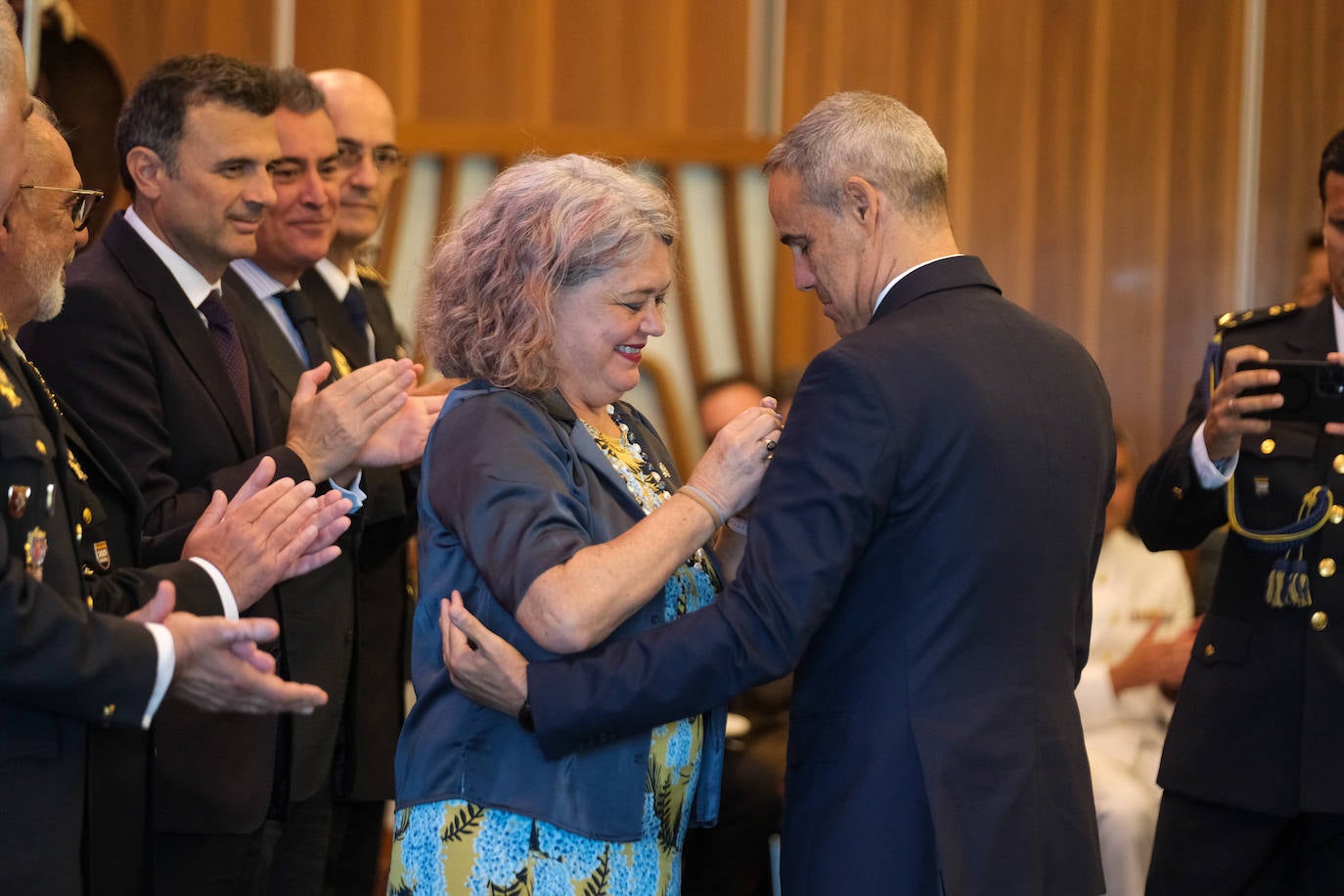 Fotos: Acto de la Policía Nacional con motivo de la fiesta de los Santos Ángeles Custodios en Cádiz
