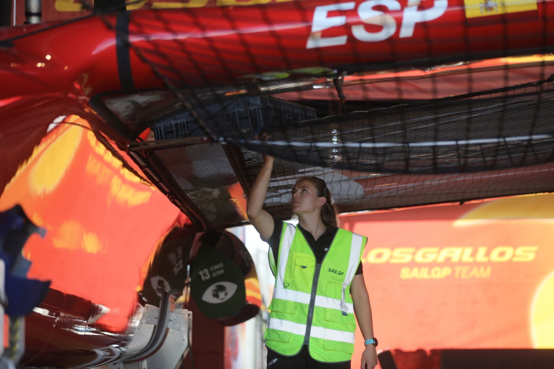 Fotos: Los últimos preparativos antes del inicio de la SailGP en Cádiz