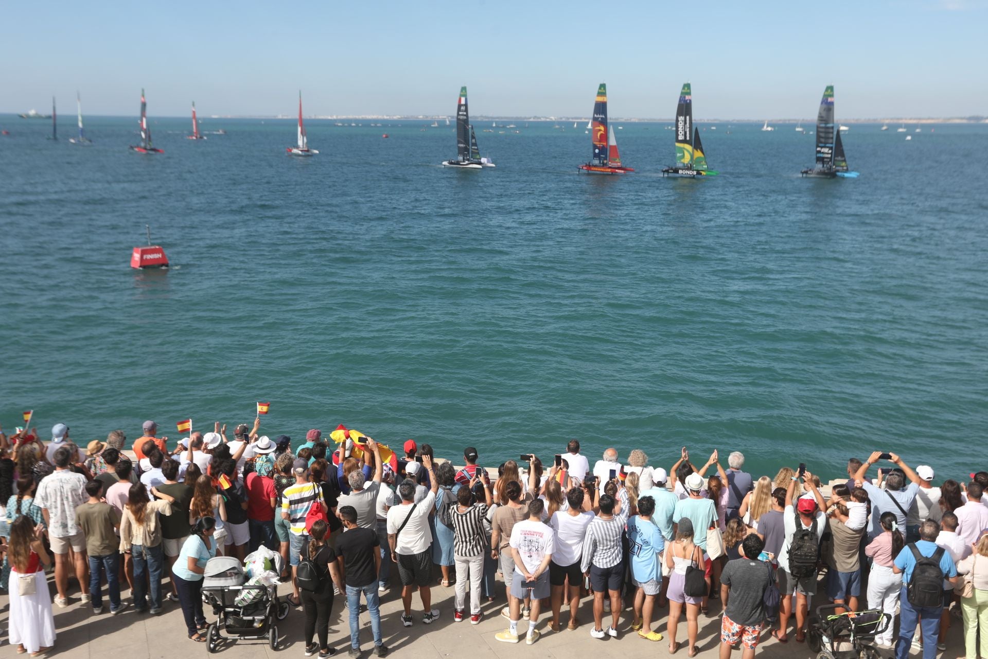 Fotos: Gran ambiente en el cierre de la SailGP 2025 en Cádiz