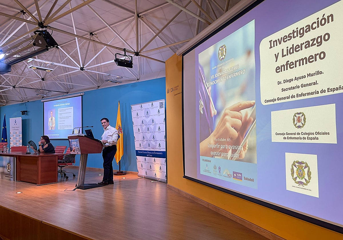 La VII Jornada sobre Conocimiento Enfermero, organizada por el Colegio Oficial de Enfermería de Cádiz.