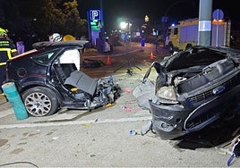 Vídeo: El complejo rescate del menor atrapado en el accidente entre un coche y el tranvía en Chiclana