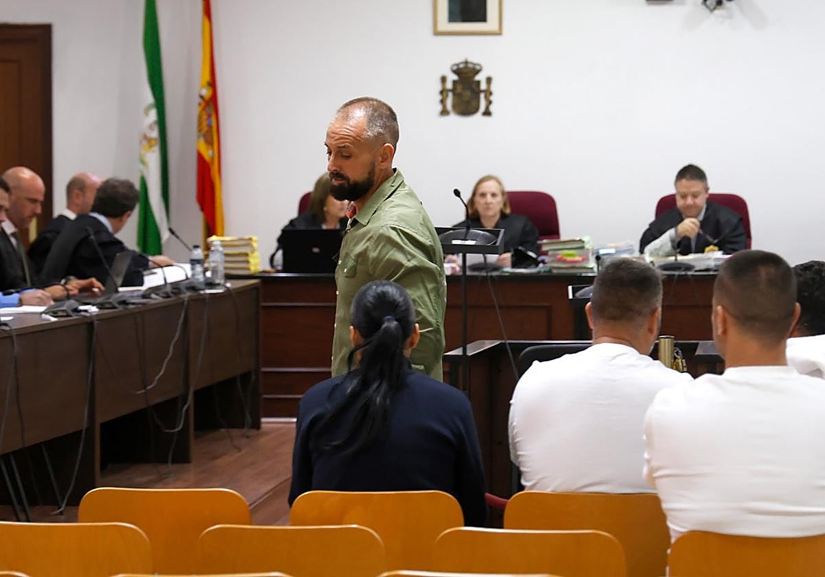 El armador Pedro Samuel Maza Ruiz en una de las sesiones del juicio por el hundimiento del pesquero Rúa Mar en la Audiencia en Algeciras