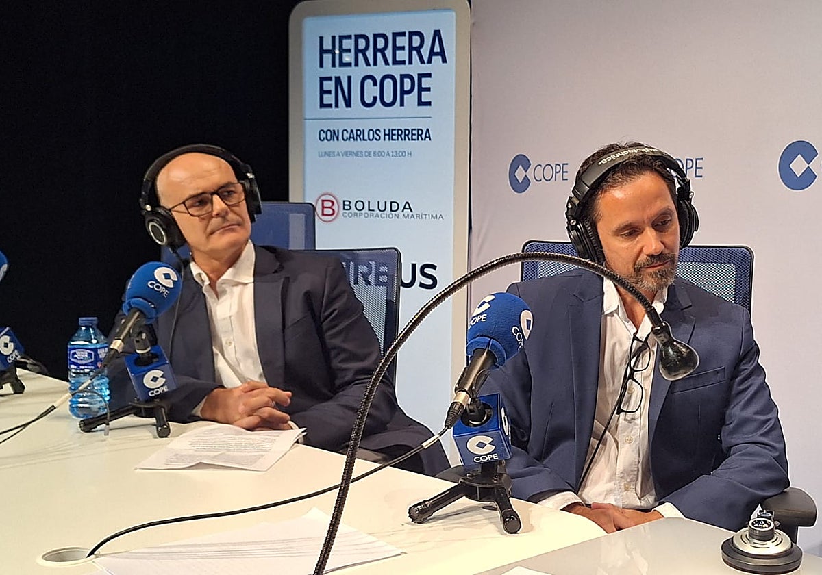 Daniel Morales y José Antonio Merchán, en Herrera en COPE
