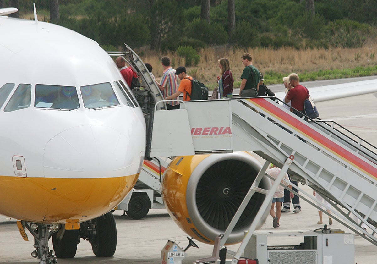 Embarque en el aeropuerto de Jerez
