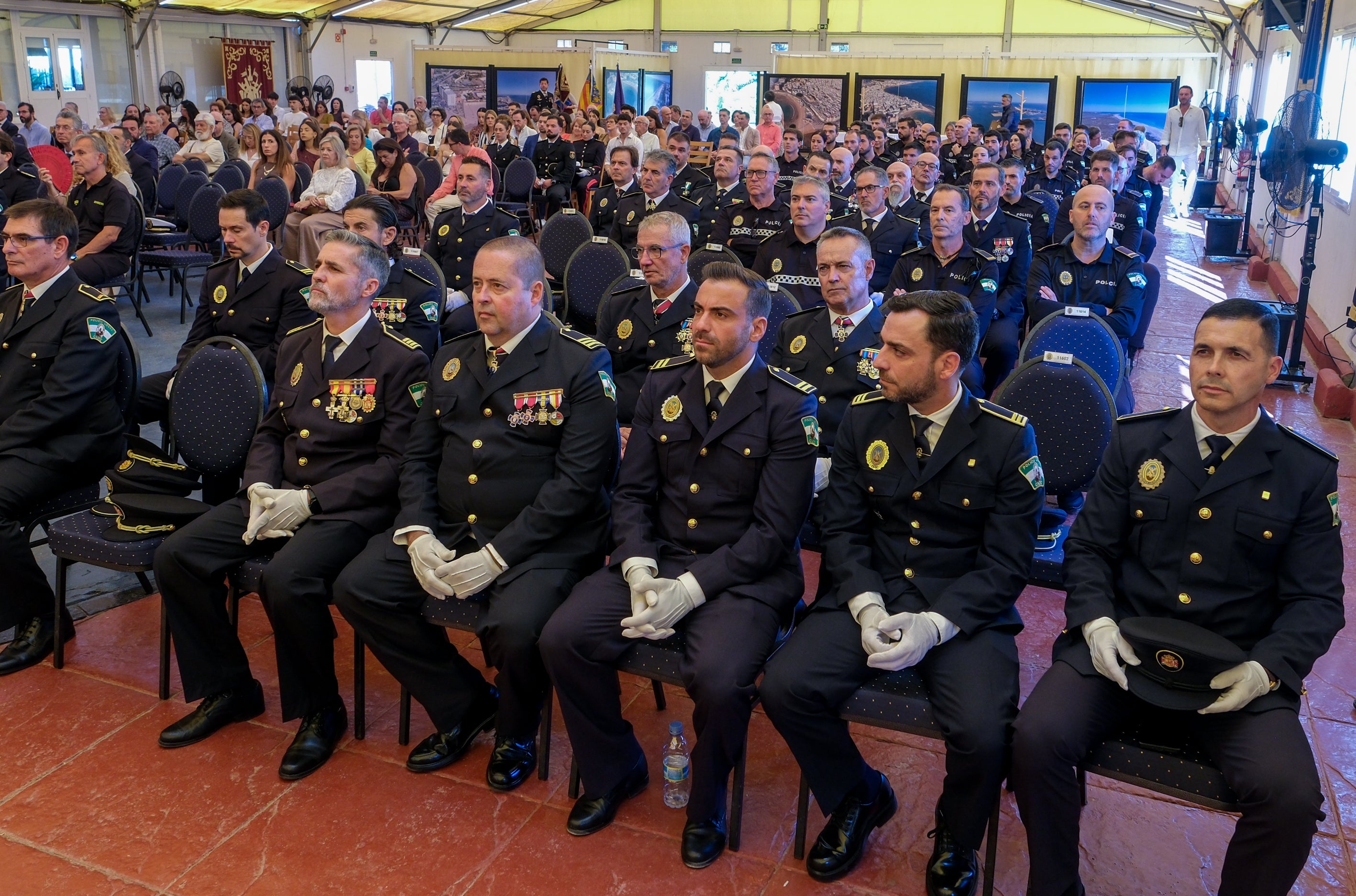 Honores al patrón de la Policía Local de Cádiz