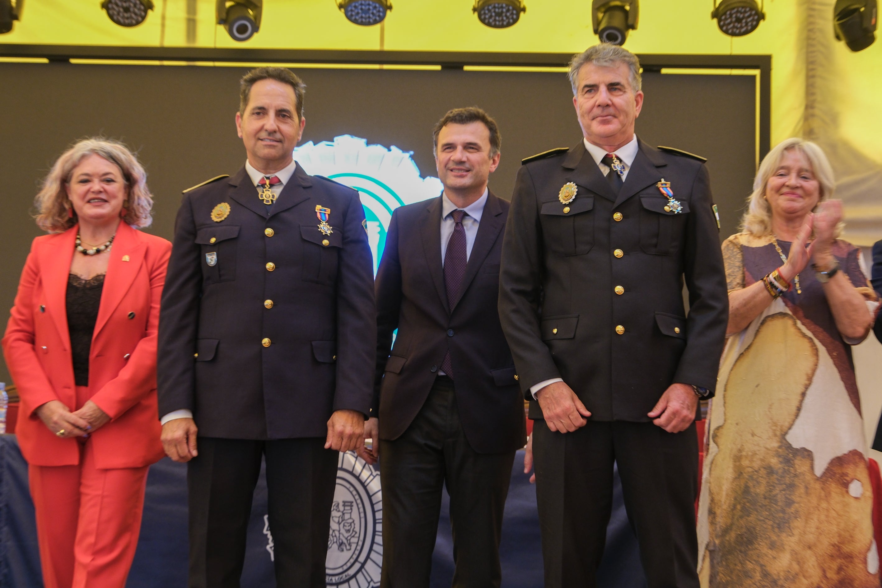 Honores al patrón de la Policía Local de Cádiz