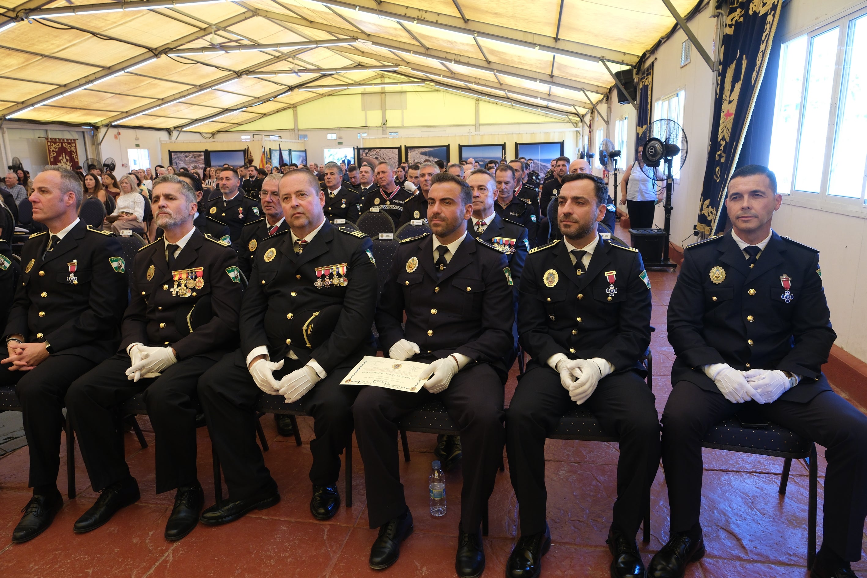 Honores al patrón de la Policía Local de Cádiz