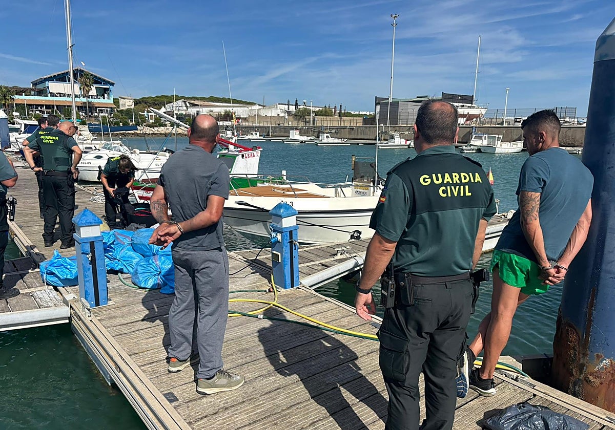 El hachís estaba oculto en el doble fondo de una embarcación