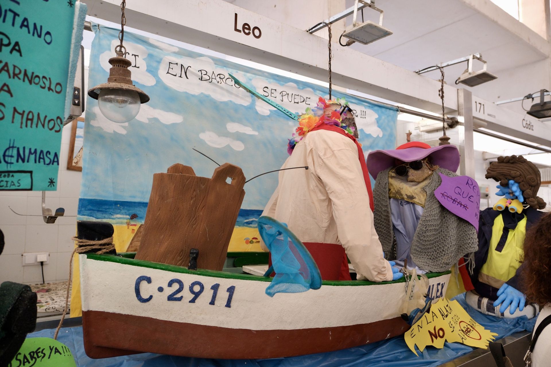 Fotos: El mercado central de Cádiz celebra la fiesta de Los Tosantos