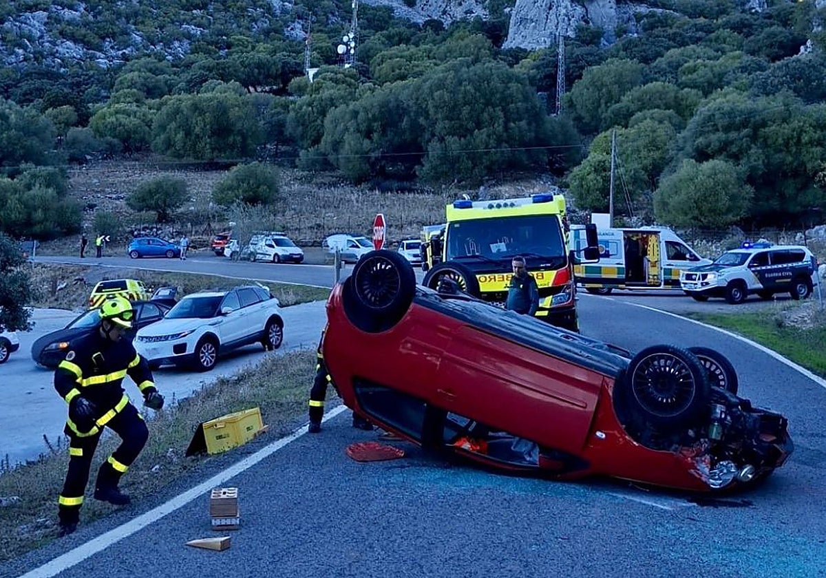 Accidente en Benaocaz
