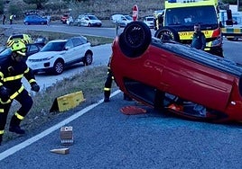 Dos accidentes en la Sierra de Cádiz movilizan a los bomberos en Benaocaz y Algodonales