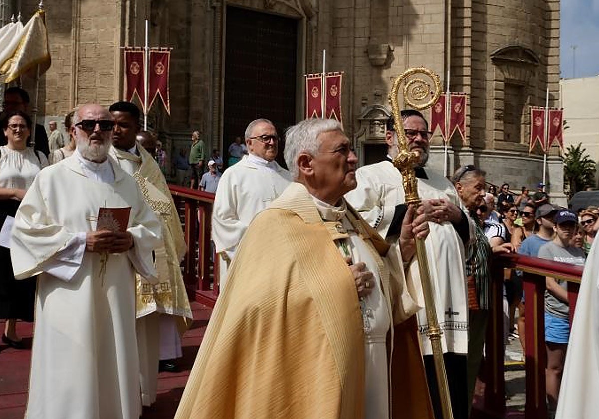 El obispo Zornoza, el día del Corpus