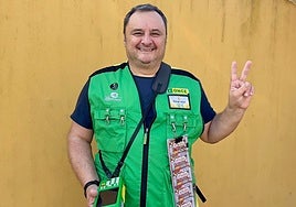 De cocinero a repartidor de suerte: Manuel Valverde da 350.000 euros en Chiclana con la ONCE