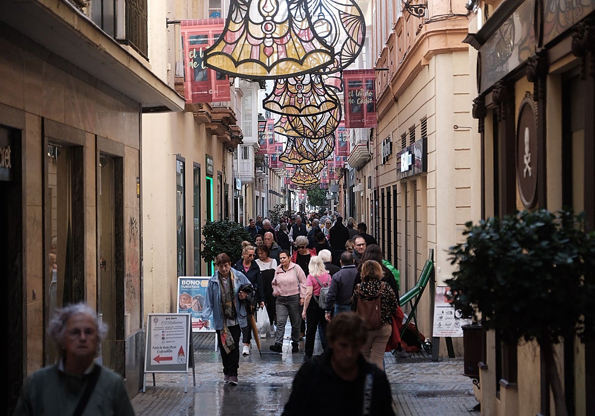 Calle Columela de Cádiz
