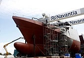 Navantia reordena sus astilleros en la Bahía de Cádiz para concentrar la construcción militar