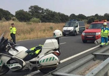 Muere un motorista en Puerto Real tras salirse de la vía en la A-4