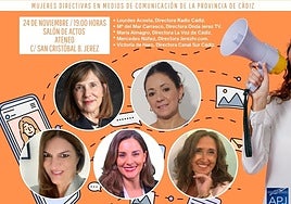 La Jornada 'Liderazgo Femenino en el Periodismo' reúne a cinco directoras de medios de comunicación de la provincia