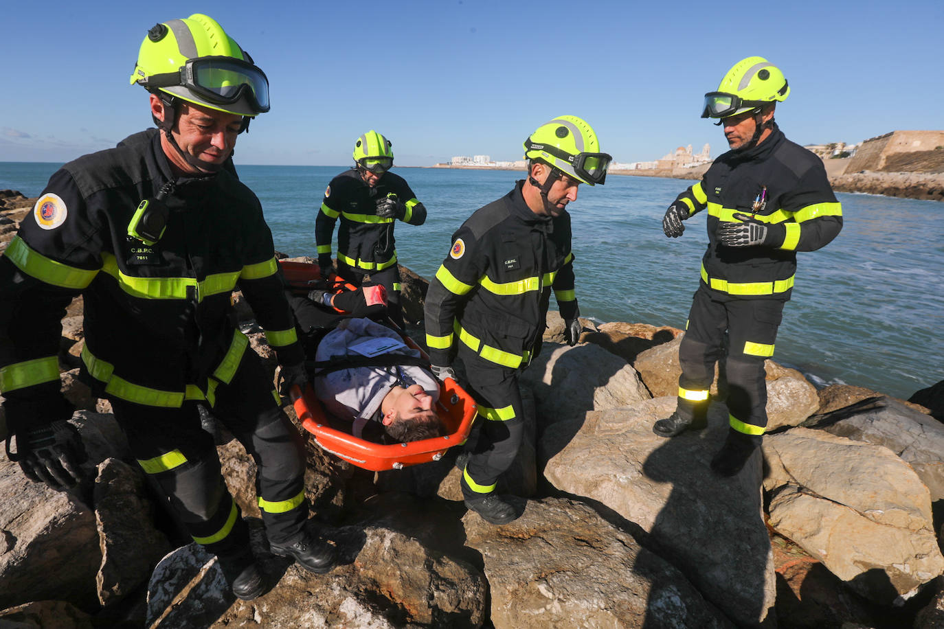Fotos: Las mejores imágenes del simulacro de tsunami en Cádiz
