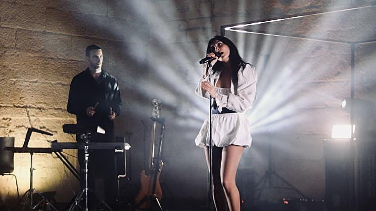 La Tania en la capilla del Monasterio de la Victoria.