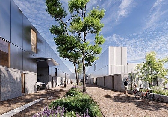 Imagen en realidad virtual de uno de los edificios que promueve Zona Franca en Incubazul