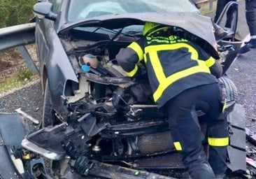 Un accidente en la N-340, en Tarifa, deja tres heridos y obliga a excarcelar a un ocupante