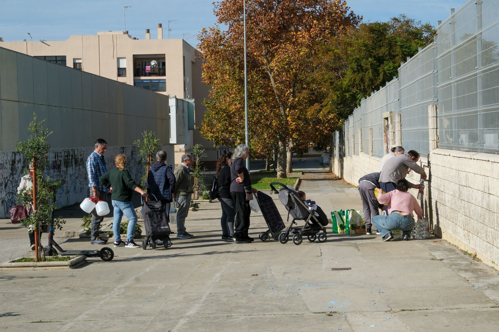 Fotos: Una avería deja a varias zonas de Puerto Real sin agua