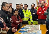 Antonio Sanz, consejero de Emergencias: «La situación en el Guadarranque evoluciona favorablemente pero es compleja»