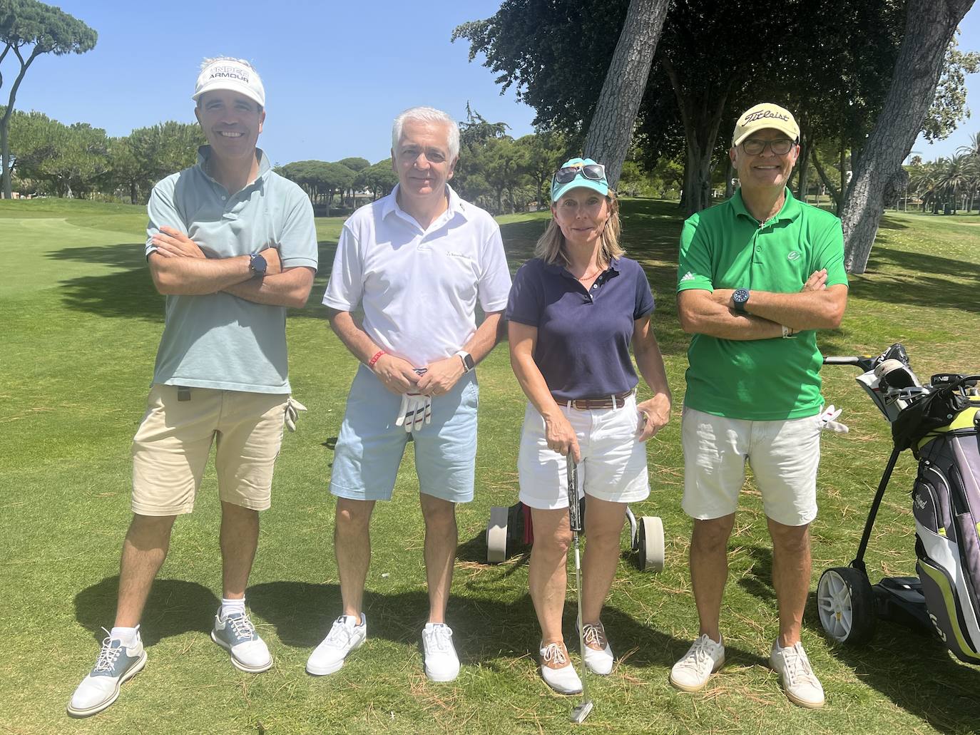 Nacho Copano, a Juan Ollero, Teresa Chavarri y Ángel García-Mier