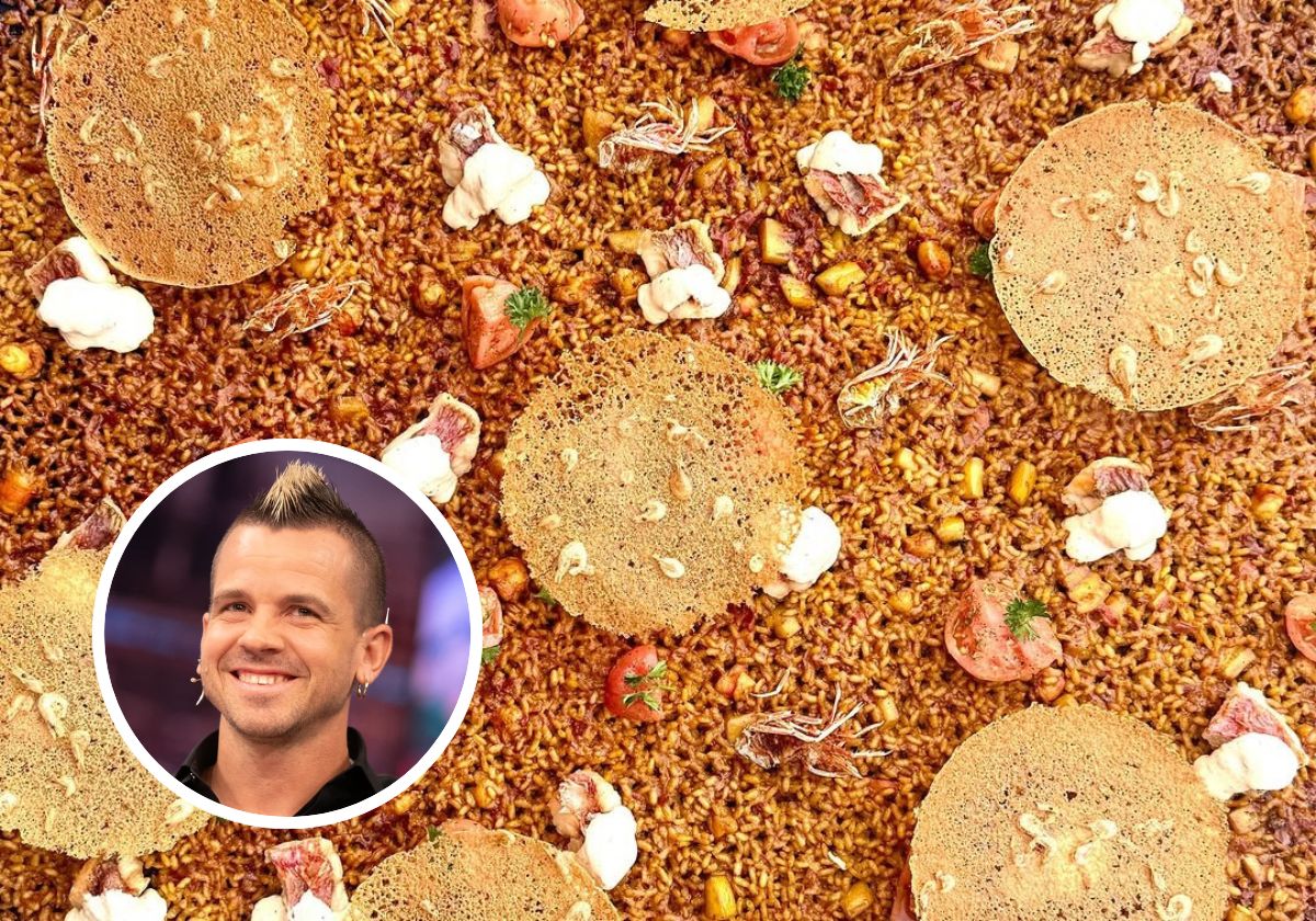 Así es la paella gaditana que ha creado Dabiz Muñoz