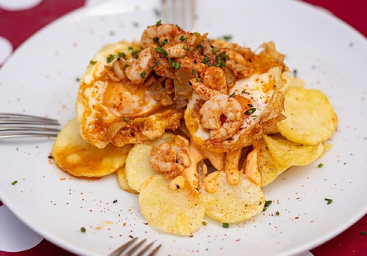 Imagen de uno de los platos de El Lola, restaurante de Tarifa