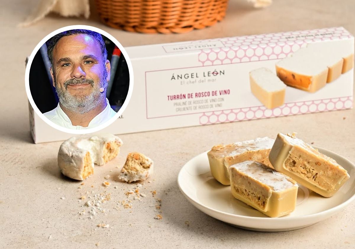 El original turrón que ha sacado el chef Ángel León elaborado con este dulce típico navideño