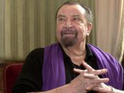 Maurice Béjart, durante la presentación, ayer, de su compañía. Efe