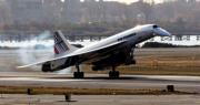 El Concorde de Air France aterrizó ayer en el aeropuerto de Nueva York tras un vuelo inferior a cuatro horas. Epa