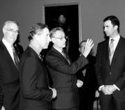 Dos Príncipes inauguraron «La Almoneda del Siglo» en el Prado. Julián de Domingo
