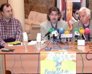 Acto de presentación ayer de la Feria del Libro. A. Martínez