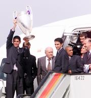 Hierro recogió la novena, y la fiesta se desató en Glasgow. Miguel Berrocal