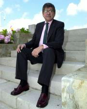 Bryce Echenique,  ayer en SantanderJuan Manuel Serrano Arce