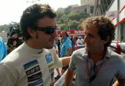 EPA  Fernando Alonso cambia impresiones con Alain Prost