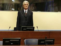 Karadzic ha comparecido ante el tribunal de La Haya sin abogado defensor. /AP