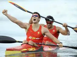 Craviotto y Pérez, ¡campeones olímpicos! /AFP